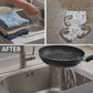 Silicone Sink Splash Guard with Suction Cups | Flexible Water Stopper